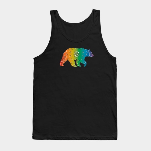 BANDAN1MALS: Bear Tr1be Pr1de Tank Top by TR1BE